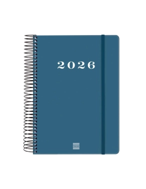 Agenda anual Finocam My E10 dia pagina azul