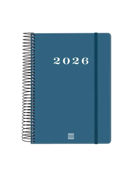 Agenda anual Finocam My E10 dia pagina azul