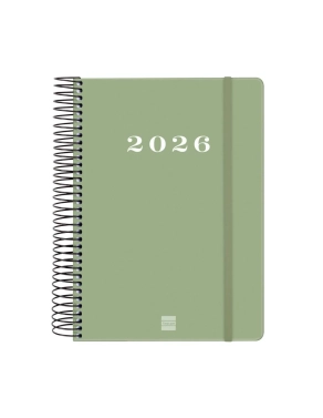 Agenda anual Finocam My E10 dia pagina azul