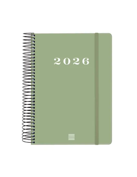 Agenda anual Finocam My E10 dia pagina azul