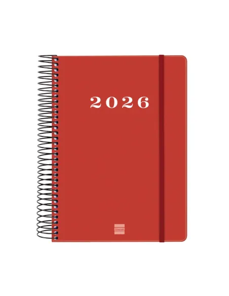 Agenda anual Finocam My E10 dia pagina azul