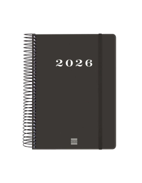 Agenda anual Finocam My E10 dia pagina azul