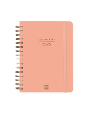 Agenda anual Finocam Alma E10 dia pagina coral