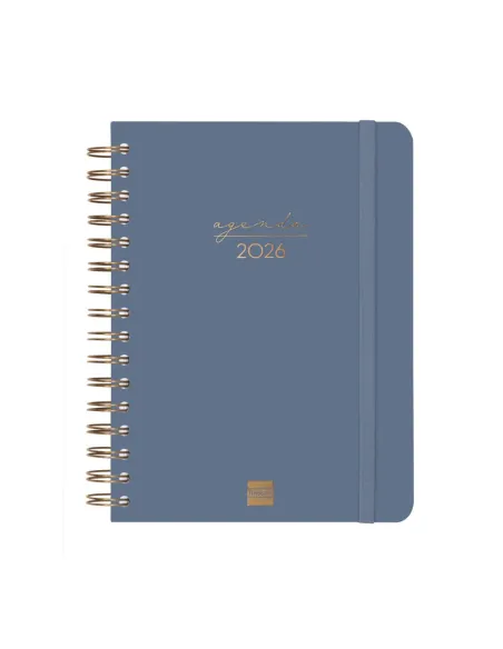 Agenda anual Finocam Alma E10 dia pagina azul