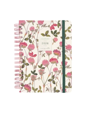 Agenda anual Finocam moniquilla E10 dia pagina amapola