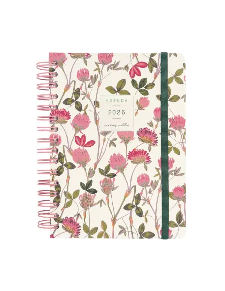 Agenda anual Finocam moniquilla E10 dia pagina amapola