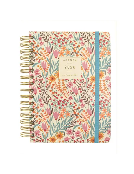 Agenda anual Finocam moniquilla E10 dia pagina espiga