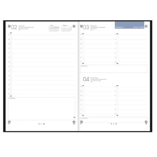 Agenda oxford minimal dia pagina