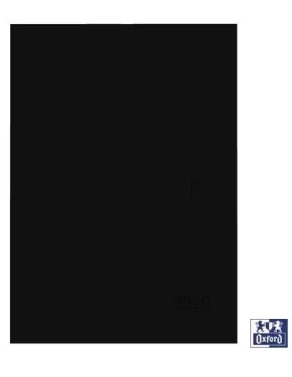 Agenda anual oxford minimal 150x210 semana vista negra