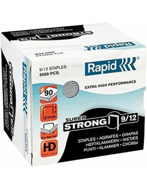 Grapas Rapid Super Strong 9/12 caja 5000 unds galvanizadas