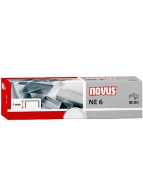 Grapas NE-6 super Novus 042-0001 caja 5000 acerada