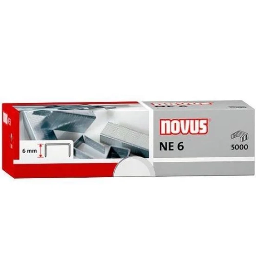 Grapas NE-6 super Novus 042-0001 caja 5000 acerada