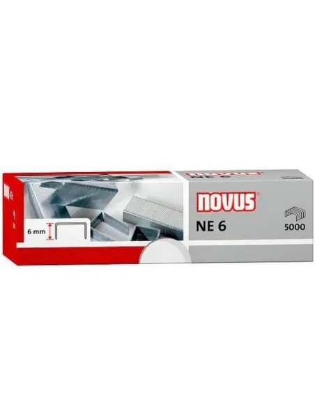 Grapas NE-6 super Novus 042-0001 caja 5000 acerada