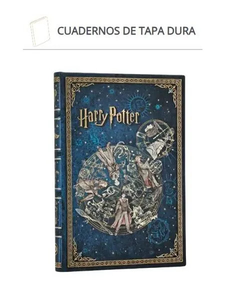 Diario Paperblanks Harry Potter  leyendas de Hogwarts mini