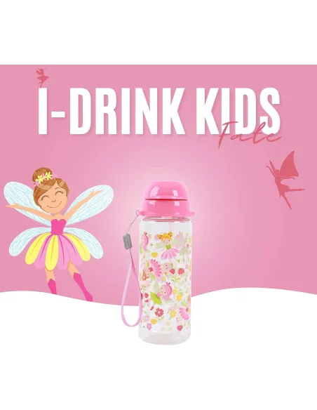 Botella decorada infantil iDrink Tritan Fairy