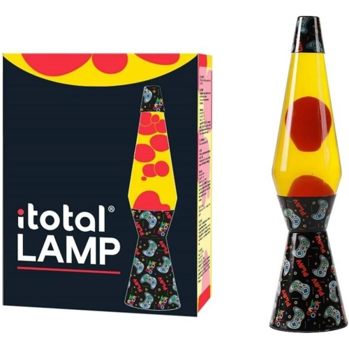 Lampara de Lava iTotal Lets Play amarilla y roja