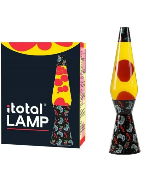 Lampara de Lava iTotal Lets Play amarilla y roja