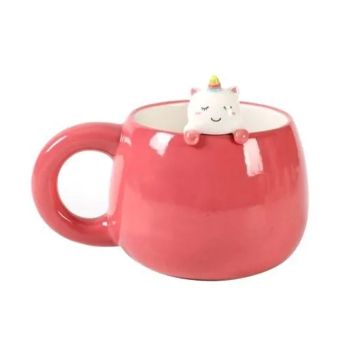 Taza ceramica iTotal con asa unicornio