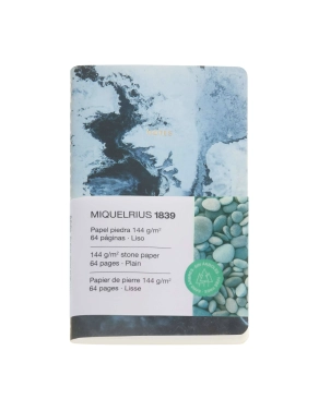 Libreta cuaderno MiquelRius A6 Stone Paper papel piedra mar