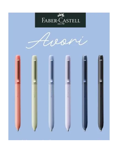 Boligrafo Avori Faber Castell colores surtidos