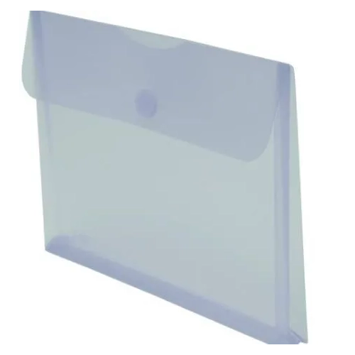 Sobre plastico folio con fuelle cierre velcro