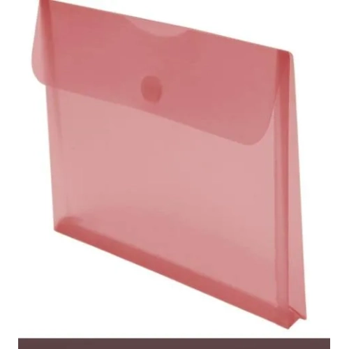 Sobre plastico folio con fuelle cierre velcro
