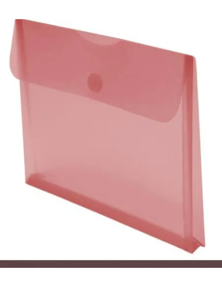 Sobre plastico folio con fuelle cierre velcro