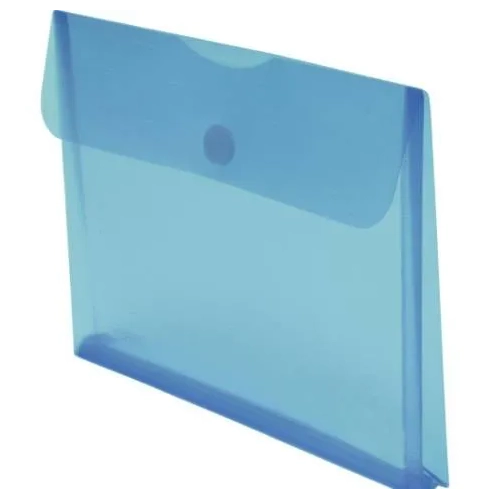 Sobre plastico folio con fuelle cierre velcro