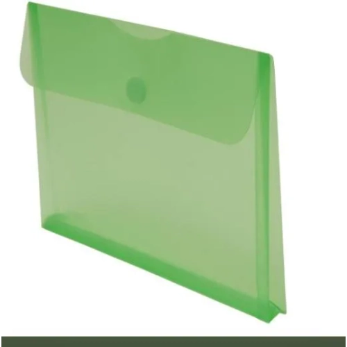 Sobre plastico folio con fuelle cierre velcro