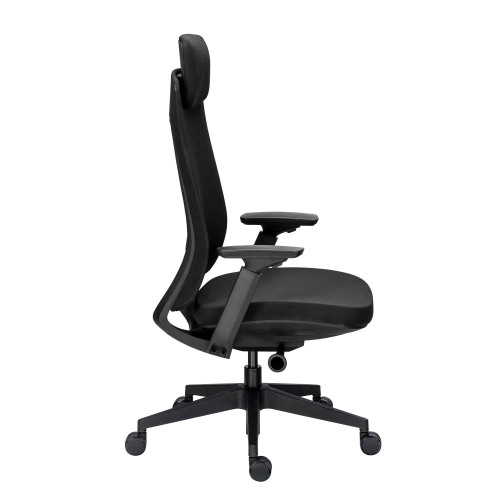 Sillón de oficina con brazos y cabecero Marcus