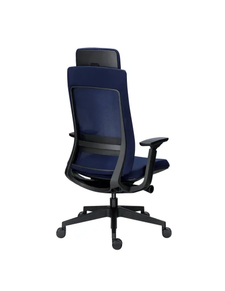 Sillón de oficina con brazos y cabecero Marcus