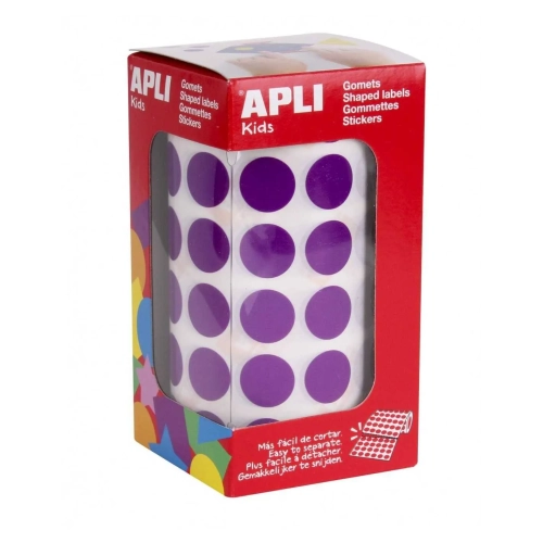 Gomets redondos autohadesivos 15mm clasico