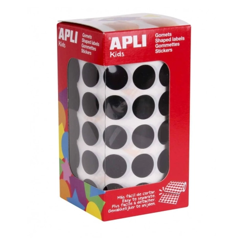 Gomets redondos autohadesivos 15mm clasico