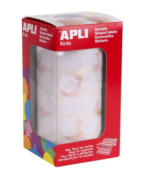 Gomets redondos autohadesivos 15mm clasico