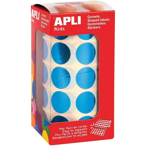 Gomets redondos 20 mm metalizados Apli