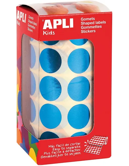 Gomets redondos 20 mm metalizados Apli