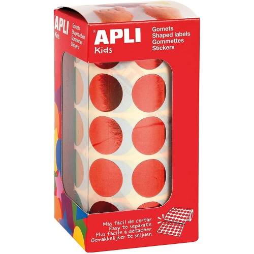 Gomets redondos 20 mm metalizados Apli