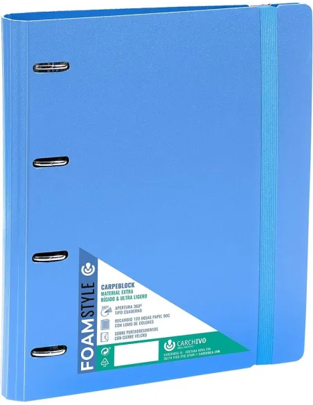 Carpeblock carpeta con recambio Foam Style Carchivo
